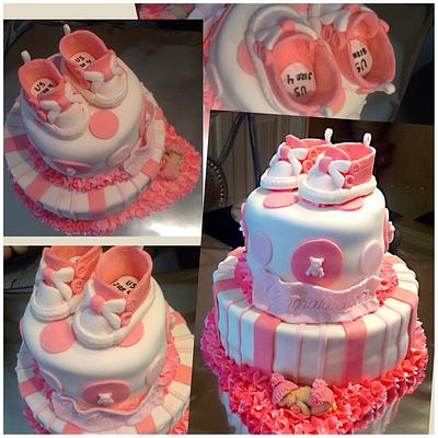 It's A Girl! Baby Alyssa - Cake by Frisco Custom Cakes