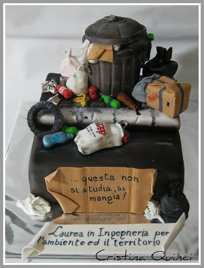 Rubbish Cake - Cake by Cristina Quinci