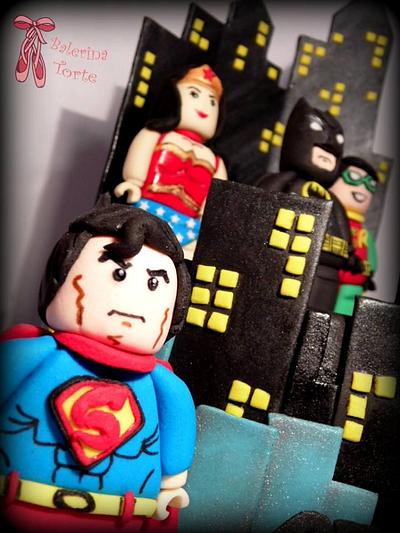 Superheroes Lego Cake - Cake by Balerina Torte