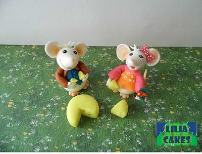  Family Mouse Cake topper - Cake by LiliaCakes