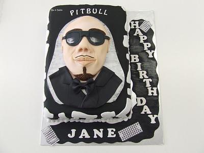 Pitbull Birthday Cake - Cake by Charmaine Massyn