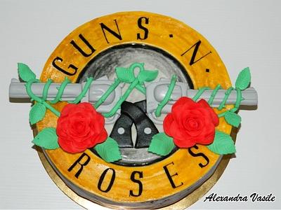 Guns'n roses cake - Cake by alexandravasile