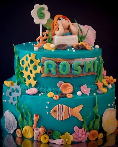 Arial- the little mermaid - Cake by Purbasha