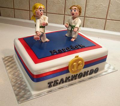 Taekwondo - Cake by Majka Maruška