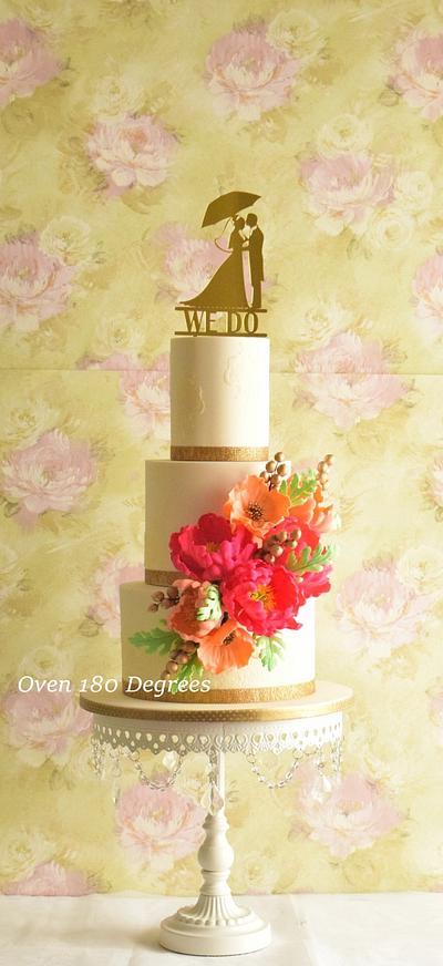 Wedding cake - Cake by Oven 180 Degrees