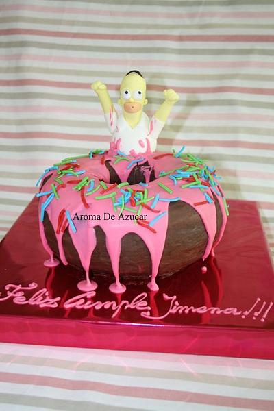 Homer cake - Cake by Aroma de Azúcar