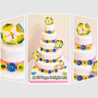 Mermaid's Palace in the Sea Wedding cake - Cake by R77aga Delight Ltd