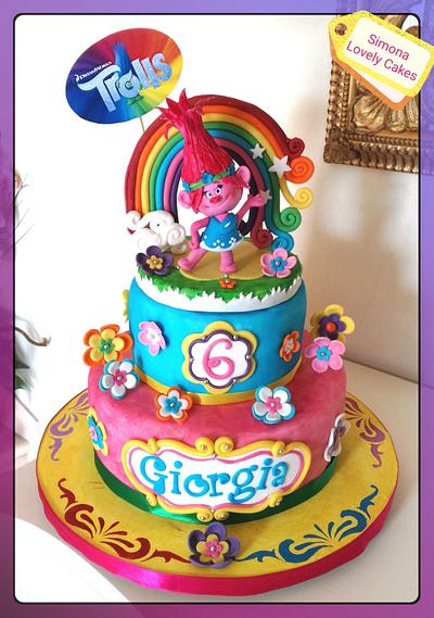 Trolls Poppy Cake - Cake by Lovely Cakes Simona