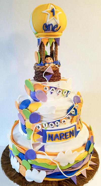 Up up in the sky! - Cake by Deepa
