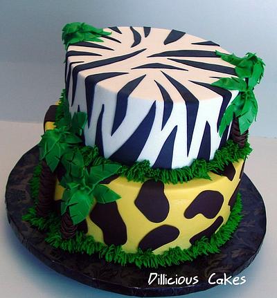 Jungle Birthday - Cake by Stephanie Dill