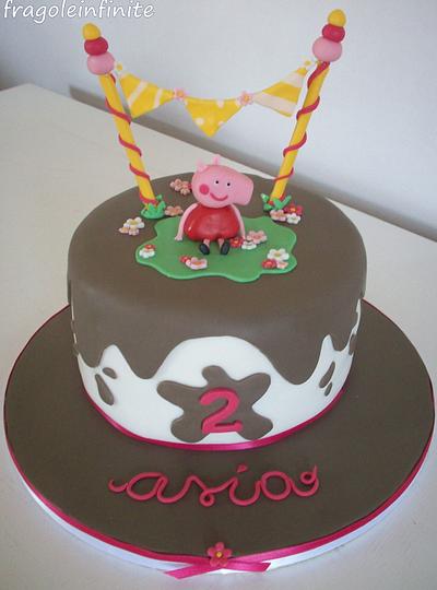 Peppa Pig Birthday Cake - Cake by Fragoleinfinite