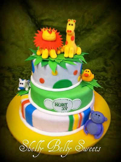 Safari Baby Shower Cake - Cake by Shelly Vance