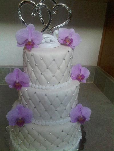 first wedding cake - Cake by Julia Dixon