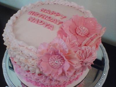Pretty Pink Birthday - Cake by Ms. Shawn