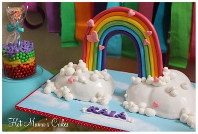 Kaia's Rainbow! - Cake by Hot Mama's Cakes