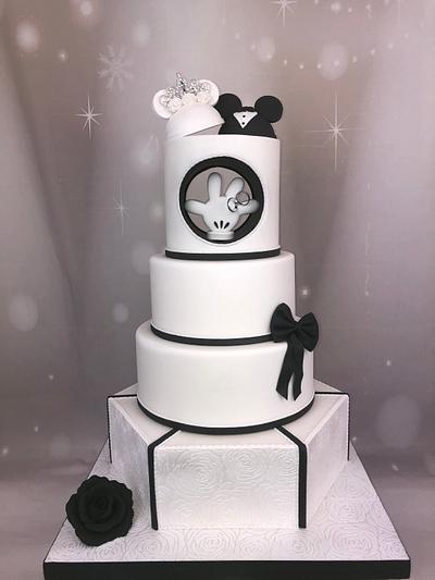 Wedding cake disney - Cake by Cindy Sauvage 