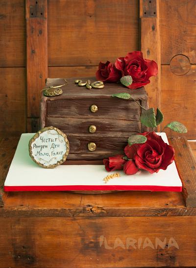 Vintage chocolate jewelry box - Cake by Todorka Nikolaeva