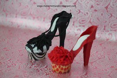 stiletto cupcakes - Cake by Eva Salazar 