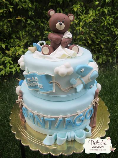 Baby shower bear - Cake by Dolcidea creazioni