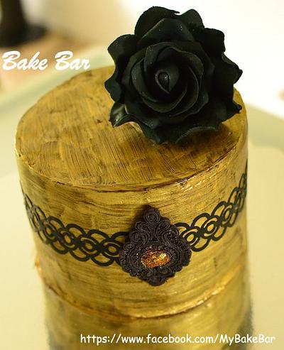 Black and gold - Cake by Prats