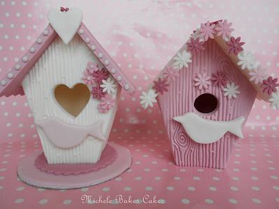 Bird Houses - Cake by MicheleBakesCakes