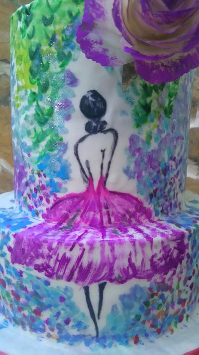 Painted meadow  - Cake by Daniel Guiriba