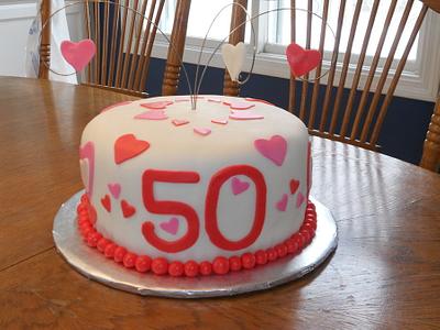 Valentine's Day Birthday - Cake by Sara's Cake House