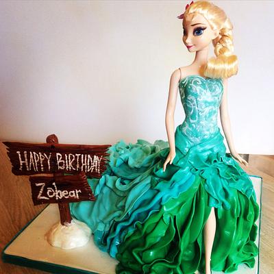 Elsa Doll Cake - Cake by A Green