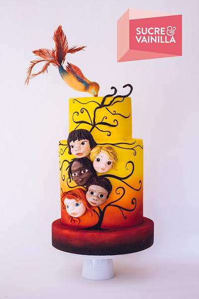 Hope Cake (UNSA 15 - Team Red Collaboration) - Cake by Viviana Zerneri 
