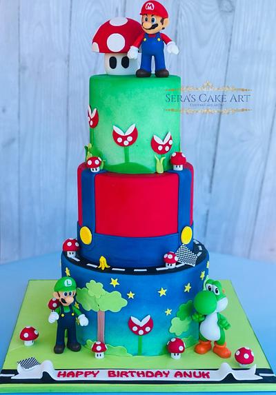 Super Mario cake  - Cake by Sera’s Cake Art