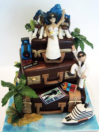 Around The World In Love - Cake by Nicholas Ang