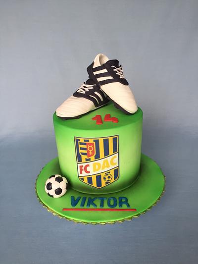 Soccer birthday cake  - Cake by Layla A