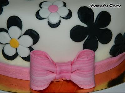 Black and white cake - Cake by alexandravasile