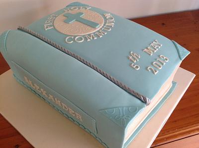 Bible - First Holy Communion cake - Cake by Madd for Cake