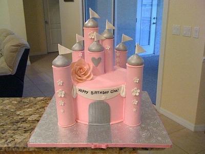 Castle Birthday - Cake by Elisa Colon