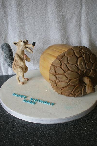 Scrat - for the love of the nut! - Cake by TipsyTruffles