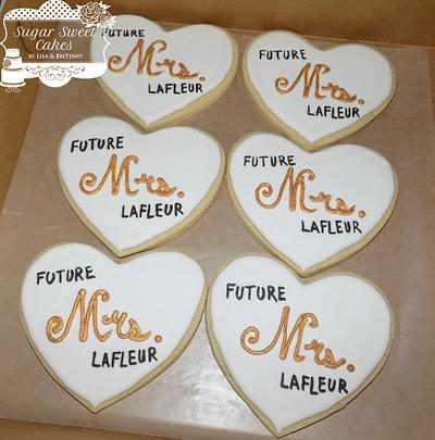 Future Mrs. Cookies - Cake by Sugar Sweet Cakes