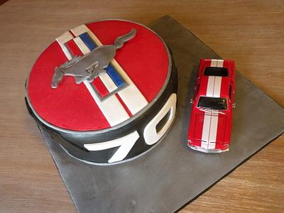 Ford Mustang cake - Cake by Dani Johnson