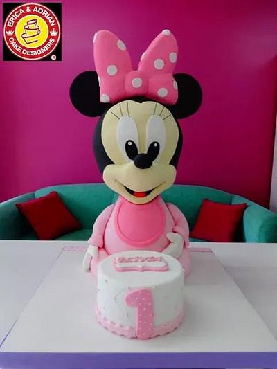 Baby Minnie Mouse 3D Cake - Cake by Erica & Adrián C. Cakes