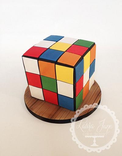 Rubik's Cube - Cake by Laura Davis