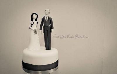 Bride & Groom Topper - Cake by Emma Lake - Cut The Cake Kitchen
