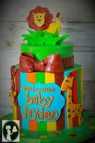 Baby Safari cake  - Cake by Not Your Ordinary Cakes