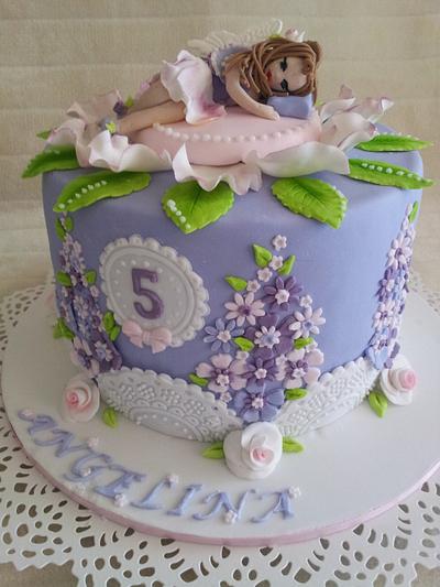 A sleeping fairy 2  - Cake by Bistra Dean 