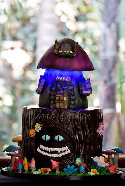 Tim Burton Enchanted Forest  - Cake by GoshCakes