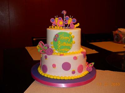 Happy Birthday Sophia - Cake by Pixie Dust Cake Designs