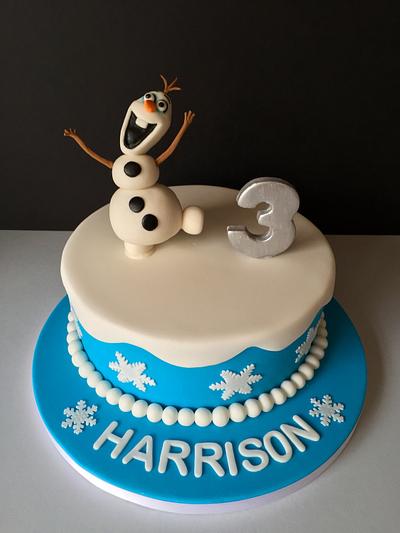 Frozen Olaf - Cake by Broadie Bakes