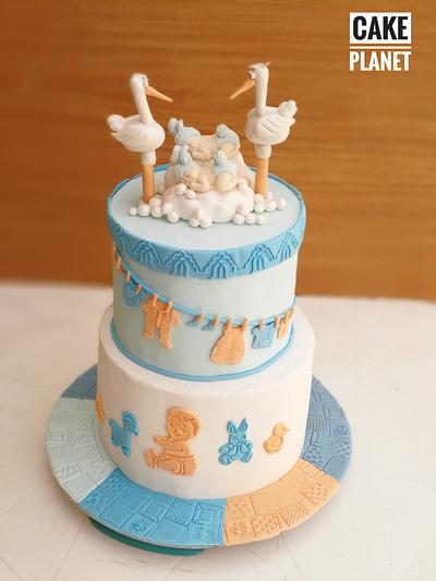 baby shower cake - Cake by Walaa yehya