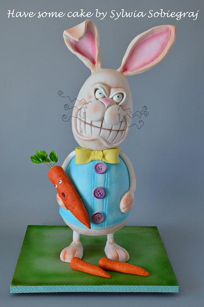Crazy Bunny!!! - Cake by Sylwia Sobiegraj The Cake Designer