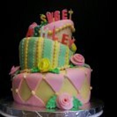Sweet 16 Topsey Turvey - Cake by Melanie