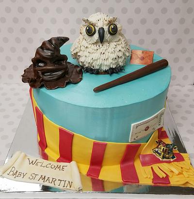 Harry Potter Baby Shower Cake - Cake by Pastry Bag Cake Co